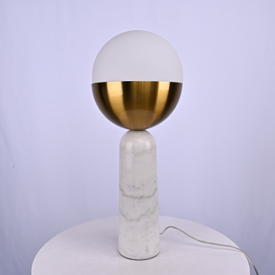 Настольная лампа Marble Globe White 