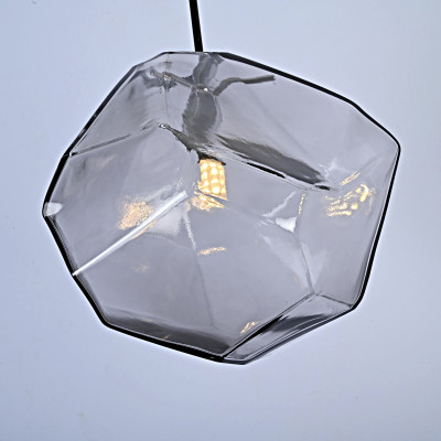 Подвесной светильник Color Ice Cube Pendant JEVIO 1 Серый