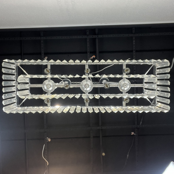 Люстра RH 1920S ODEON CLEAR GLASS FRINGE chrome от ImperiumLoft