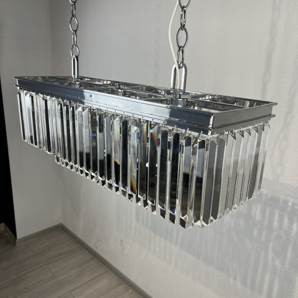 Люстра RH 1920S ODEON CLEAR GLASS FRINGE chrome от ImperiumLoft