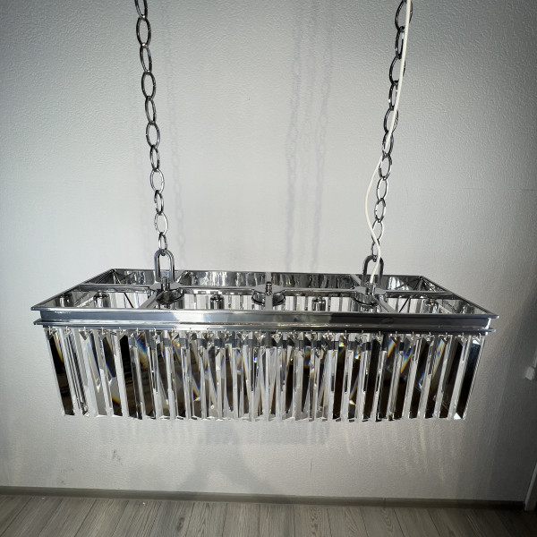 Люстра RH 1920S ODEON CLEAR GLASS FRINGE chrome от ImperiumLoft