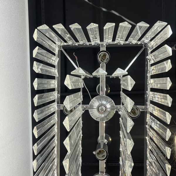 Люстра RH 1920S ODEON CLEAR GLASS FRINGE chrome от ImperiumLoft