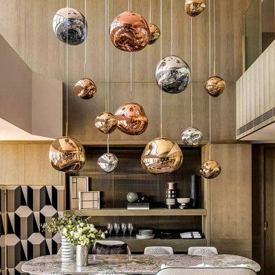 Подвесной светильник Tom Dixon Melt Pendant Silver D15
