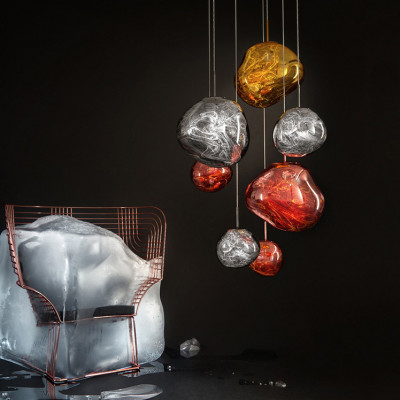 Подвесной светильник Tom Dixon Melt Pendant Silver D15