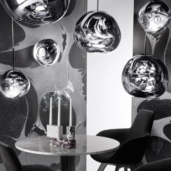 Подвесной светильник Tom Dixon Melt Pendant Silver D28 от ImperiumLoft