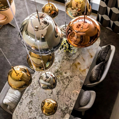 Подвесной светильник Tom Dixon Melt Pendant Silver D15