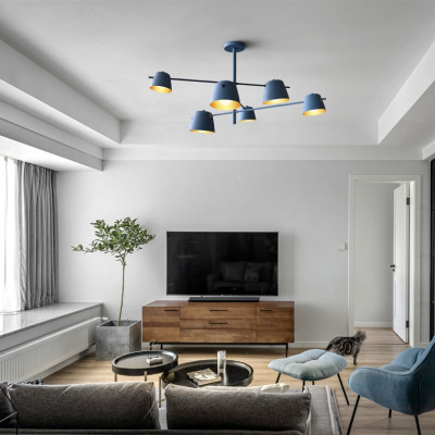 Люстра на штанге GODA Black