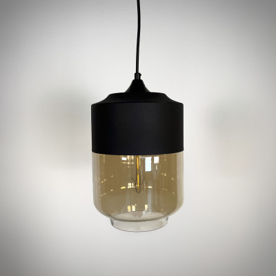 Подвесной светильник NORD A D18 Black/Amber