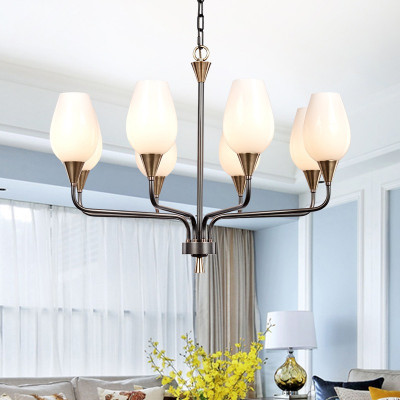 Подвесная люстра VIOLA MILK 6