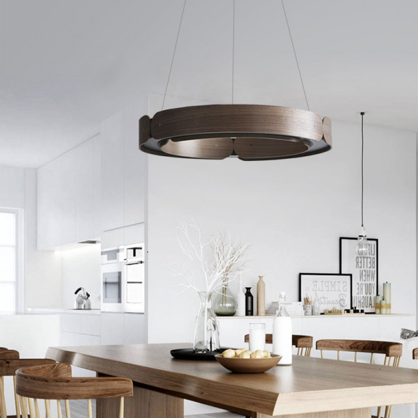 Подвесной кольцевой светильник RANGE 1 D70  Light wood от ImperiumLoft