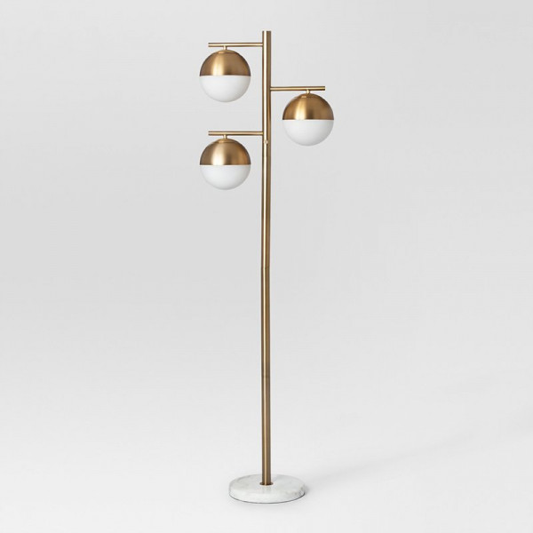 Торшер Geneva Glass Floor Lamp Triple  от ImperiumLoft