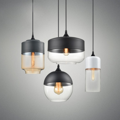 Подвесной светильник NORD B D13 White/Transparent