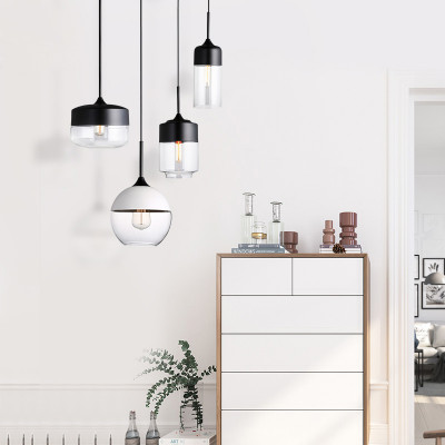 Подвесной светильник NORD B D13 White/Transparent