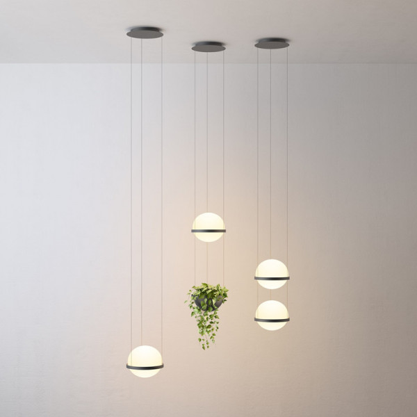 Подвесной светильник PALMA Wall lamp 2 шара + 1 вазон от ImperiumLoft