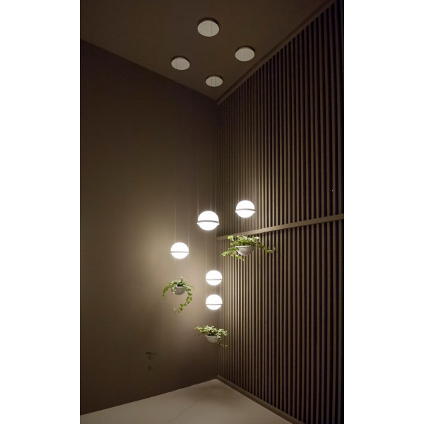 Подвесной светильник PALMA Wall lamp 2 шара + 1 вазон от ImperiumLoft