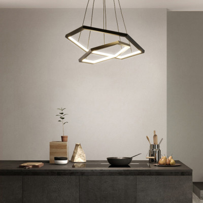 Подвесная люстра OCTANT D40+60+80 Black