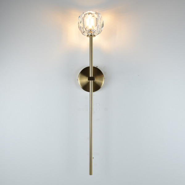 Бра Boule de Cristal Long Sconce Brass от ImperiumLoft