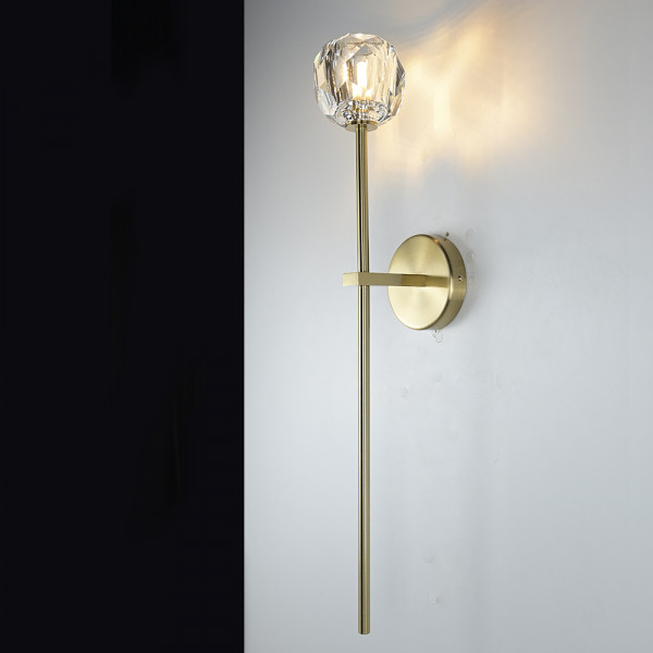 Бра Boule de Cristal Long Sconce Brass от ImperiumLoft