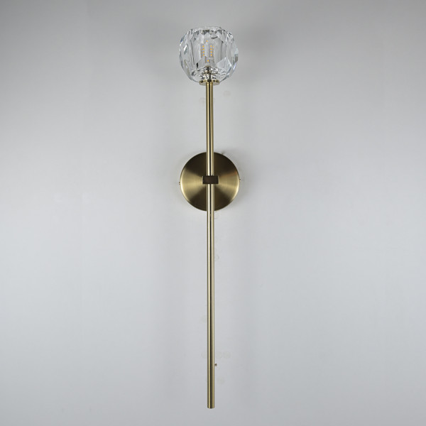 Бра Boule de Cristal Long Sconce Brass от ImperiumLoft