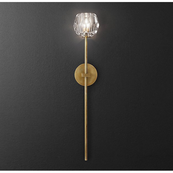 Бра Boule de Cristal Long Sconce Brass от ImperiumLoft