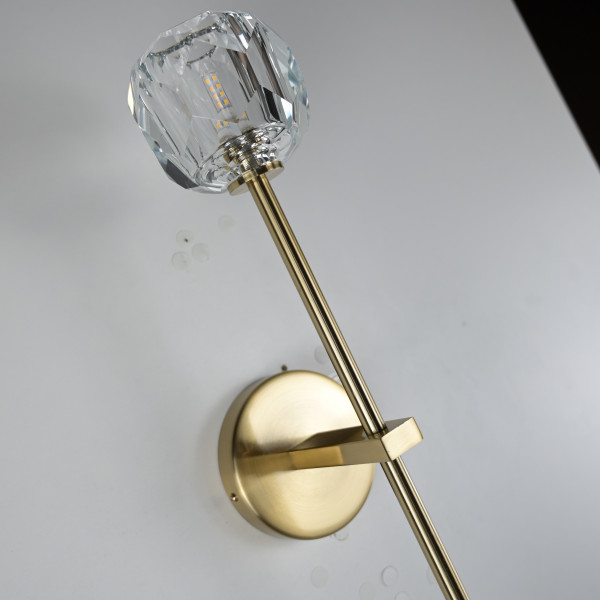 Бра Boule de Cristal Long Sconce Brass от ImperiumLoft