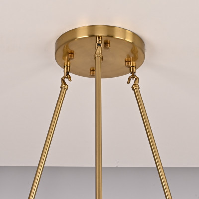 Люстра на штанге TORCHE DE VERRE Round Chandelier 8