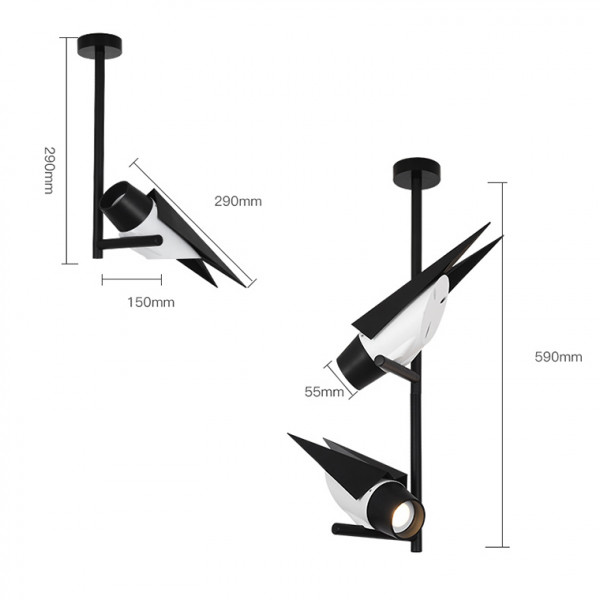 Трековый светильник STRIZH TRACK 2 lamp от ImperiumLoft