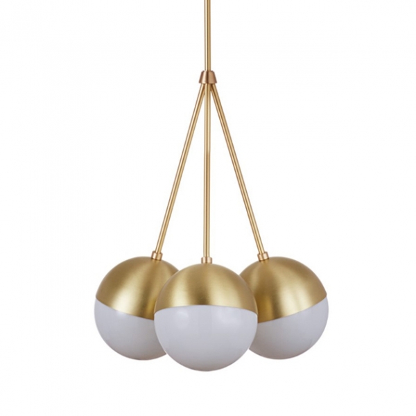 Подвесной светильник Copper Light Chandelier 3 от ImperiumLoft