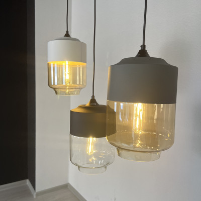 Подвесной светильник NORD A D18 White/Amber