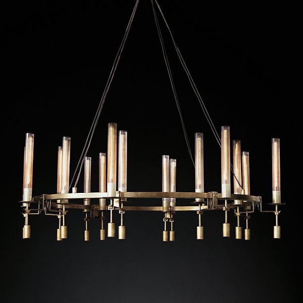 Люстра RH FONTANELLE Round Chandelier 16 от ImperiumLoft