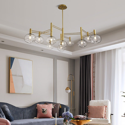 Люстра на штанге TEMPER L10 Black