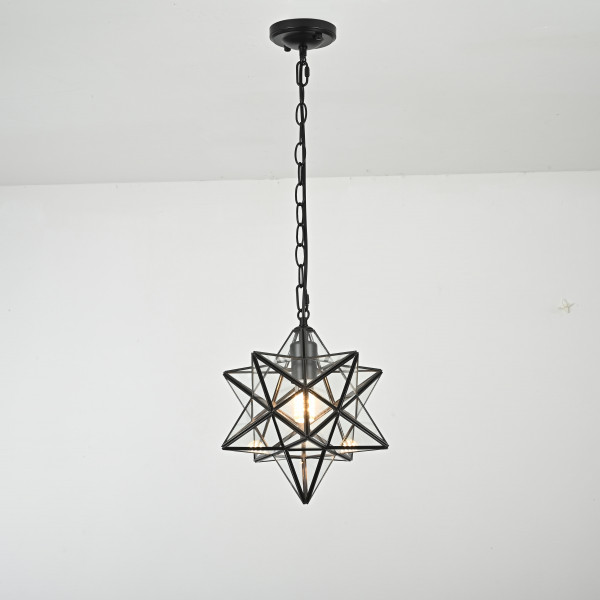 Люстра Black Star Clear Glass 30 см от ImperiumLoft