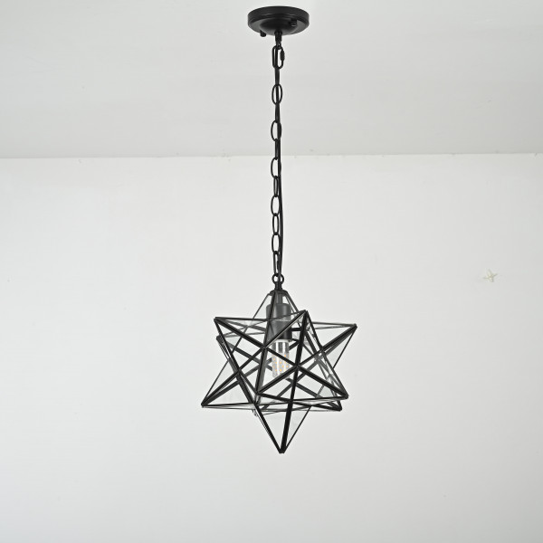 Люстра Black Star Clear Glass 30 см от ImperiumLoft