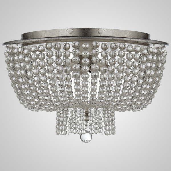 Люстра JACQUELINE CLEAR FLUSH-MOUNT Crystal от ImperiumLoft