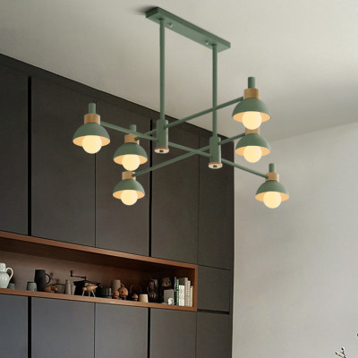 Подвесной реечный светильник FANTA LONG Green