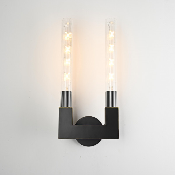 Бра CANELLE wall lamp DOUBLE Sconces Black от ImperiumLoft