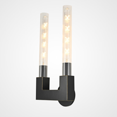 Бра CANELLE wall lamp DOUBLE Sconces Black