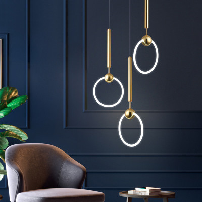 Подвесной светильник RING L D30 Золото