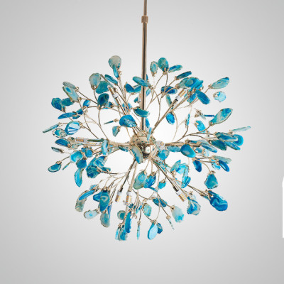 Люстра на штанге AGATE 8 L12 Multicolor