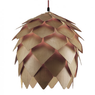 Подвесной светильник Crimea Pine Cone natural wood D50