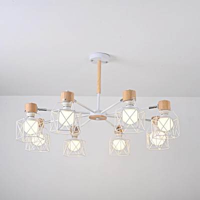 Потолочная люстра CORF B3 White 8 lamps