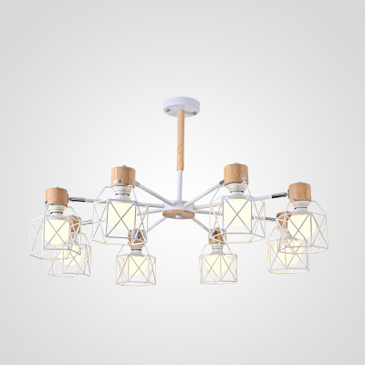 Потолочная люстра CORF B3 White 8 lamps