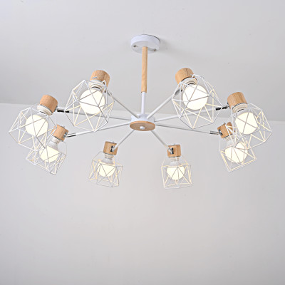 Потолочная люстра CORF B3 White 8 lamps