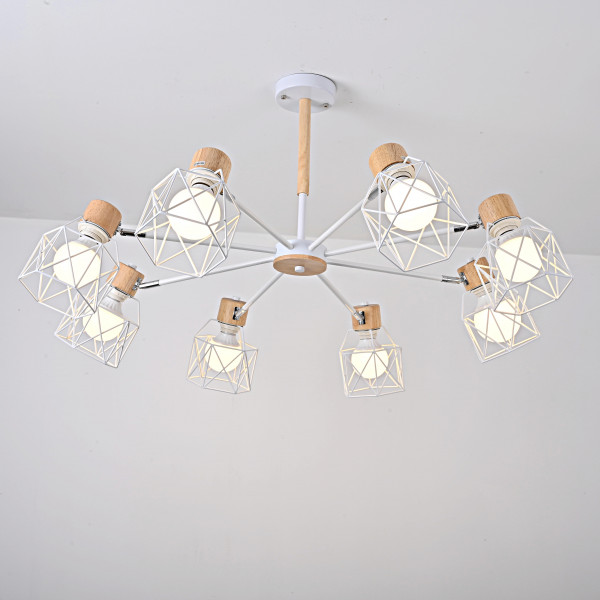 Потолочная люстра CORF B3 White 8 lamps от ImperiumLoft