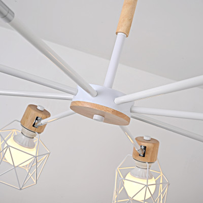 Потолочная люстра CORF B3 White 8 lamps