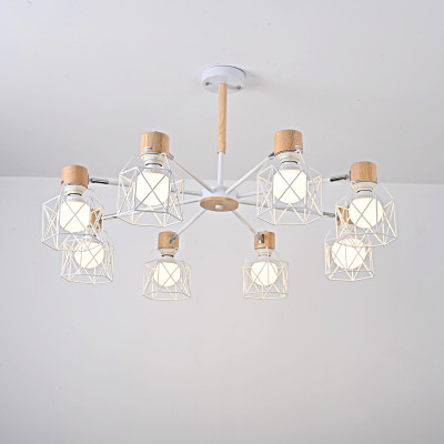 Потолочная люстра CORF B3 White 8 lamps