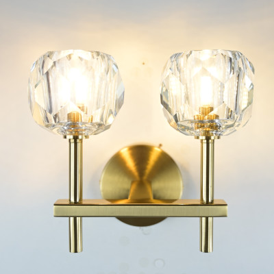 Бра Boule de Cristal Double Sconce Brass