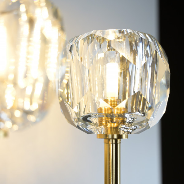 Бра Boule de Cristal Double Sconce Brass от ImperiumLoft