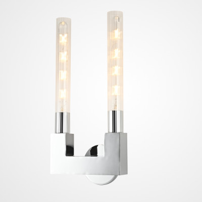 Бра CANELLE wall lamp DOUBLE Sconces Chrome