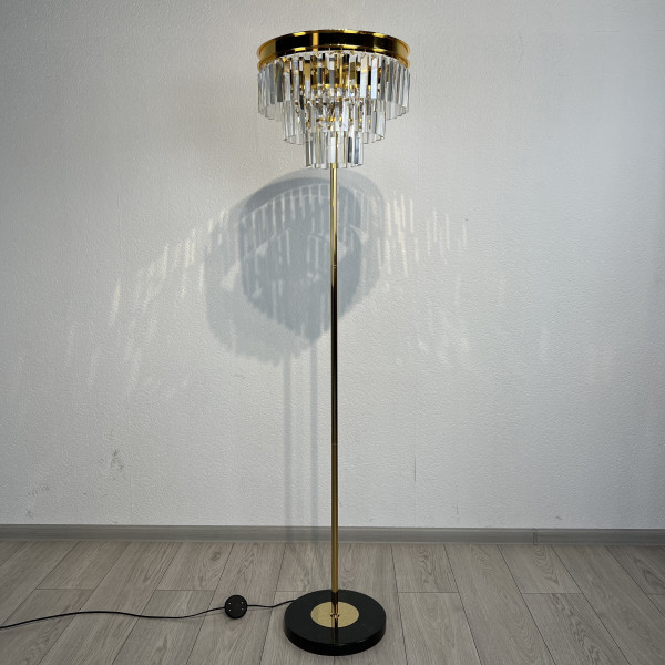 Торшер RH 1920S Odeon Clear Glass Floor Lamp GOLD от ImperiumLoft